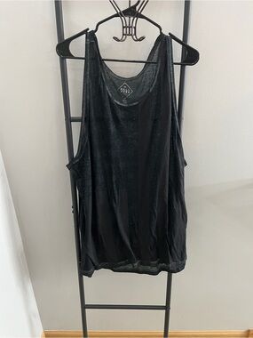 Well Worn Black Men's Racerback Tank